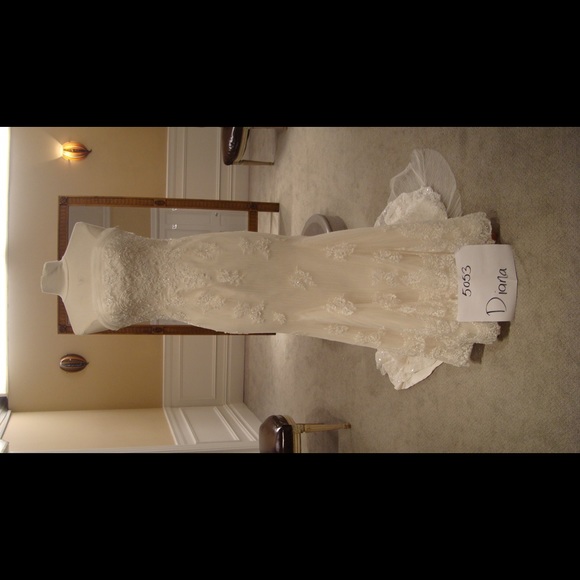 Michelle Roth custom “Diana” wedding gown from Kleinfeld, Manhattan. Size 4 - Picture 3 of 6